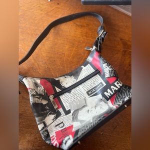 Marilyn Newsprint Purse